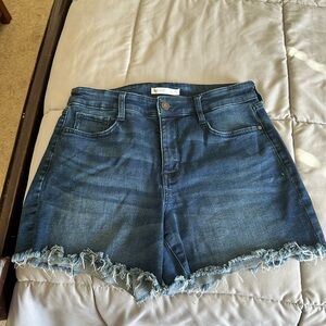 Women's Blue Denim Shorts